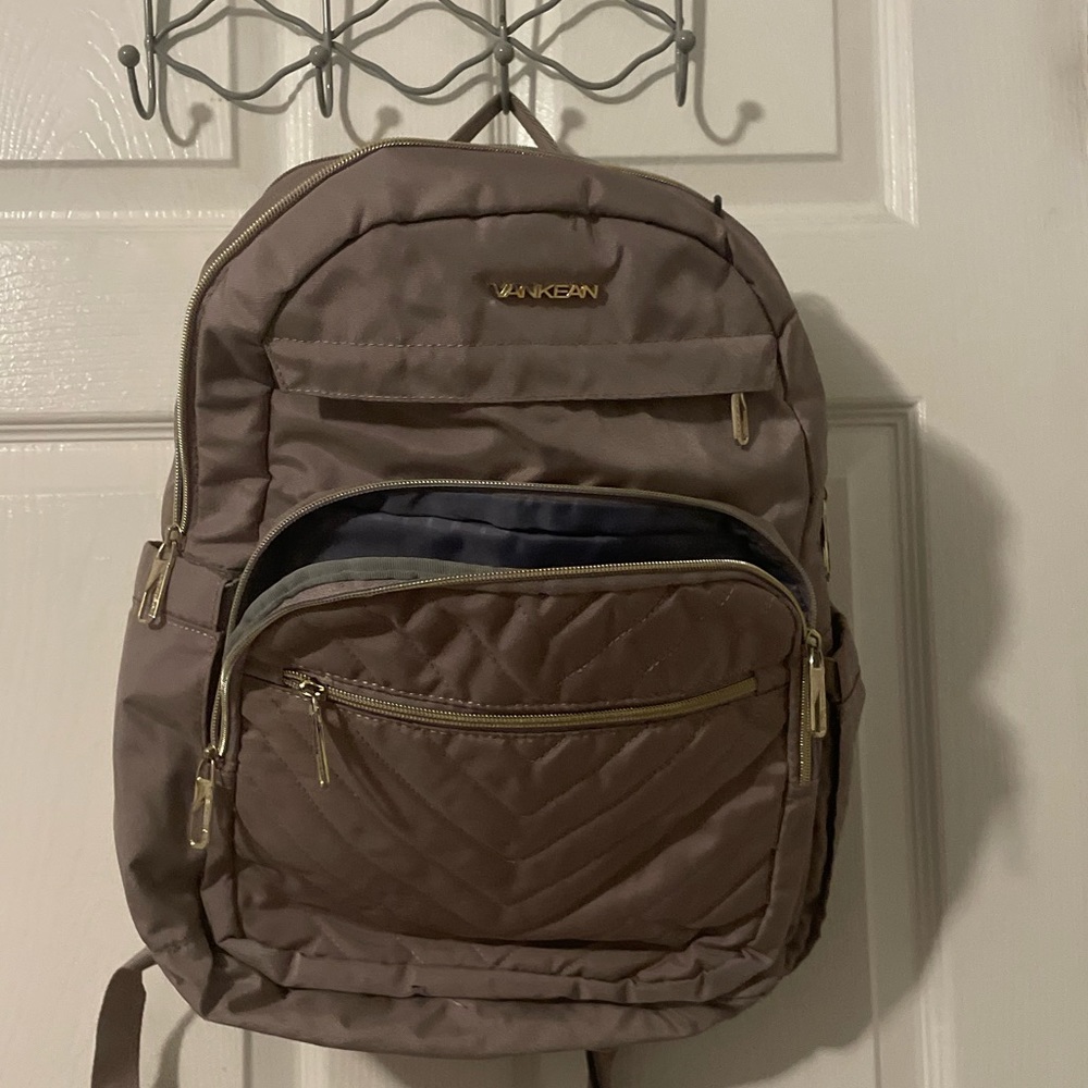 Purple school backpack